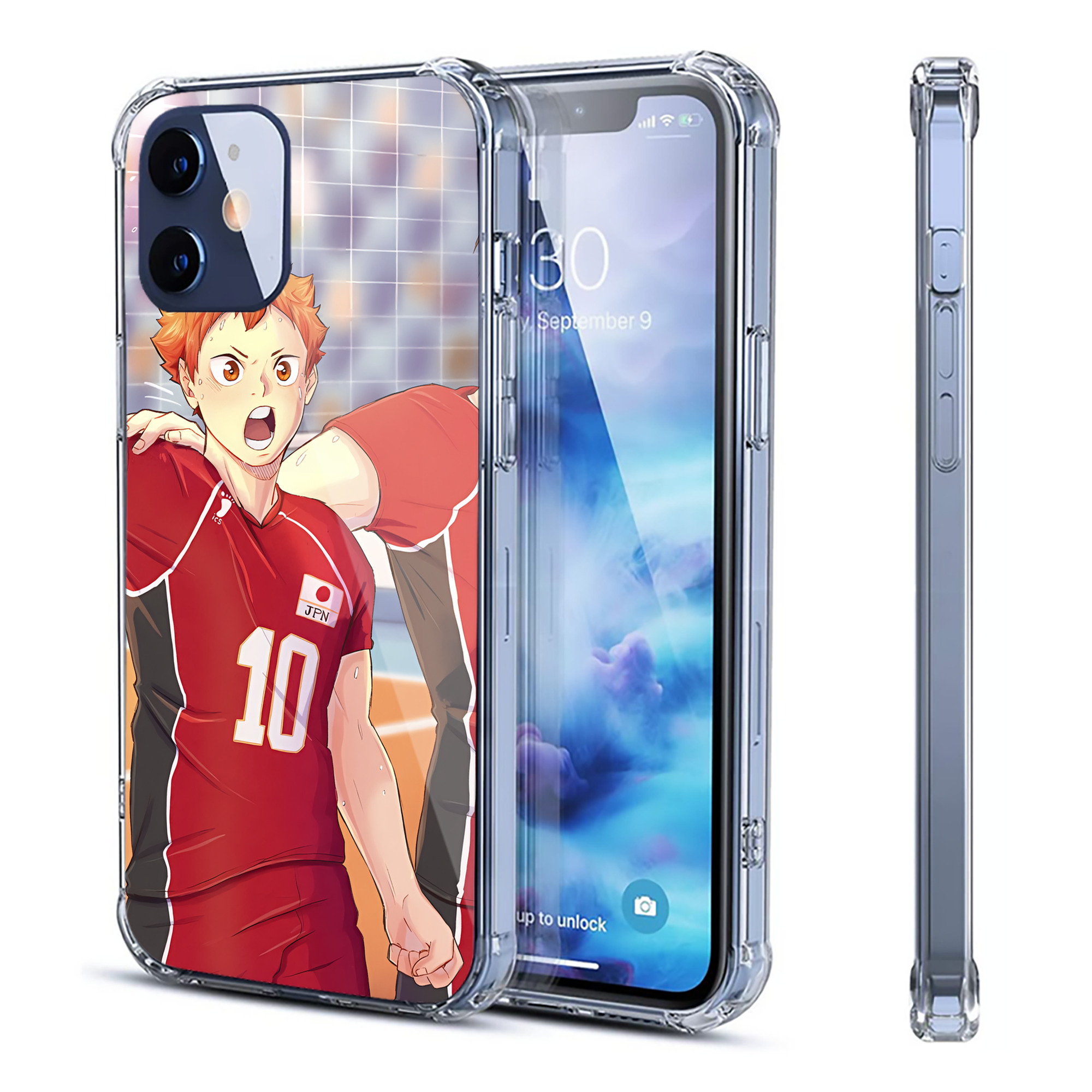 （画像用） ハイキュー!! Haikyu!! 【iPhone 12シリーズ対応】透明スマホケース（クリアソフトケース）